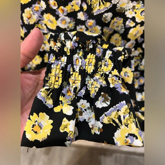 Anthropologie Azelhazel size Medium floral long sleeve top - Picture 5 of 8